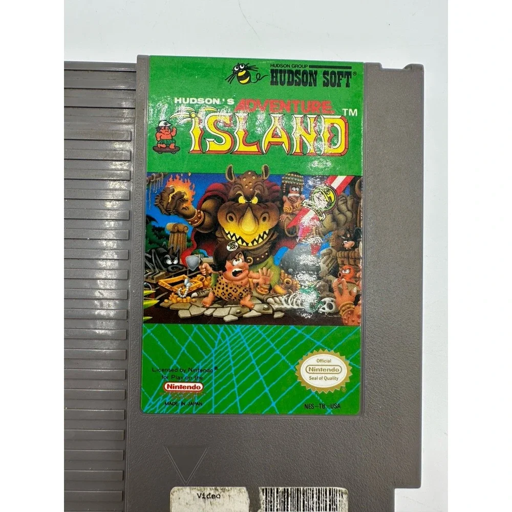 Hudsons Adventure Island NES Nintendo Tested Working Authentic Cartridge